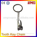 Silver dental clinic accessories metal key ring